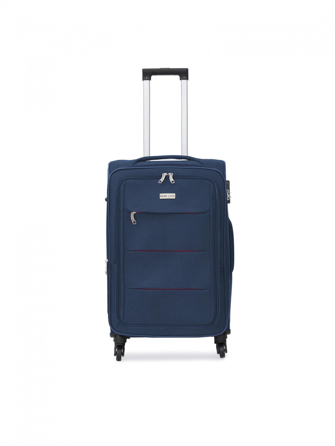 Semi Line Střední kufr T5683-2 Tmavomodrá